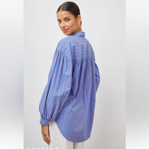 NWT Rails Janae Shirt, blue stripe sz. S - Picture 3 of 5
